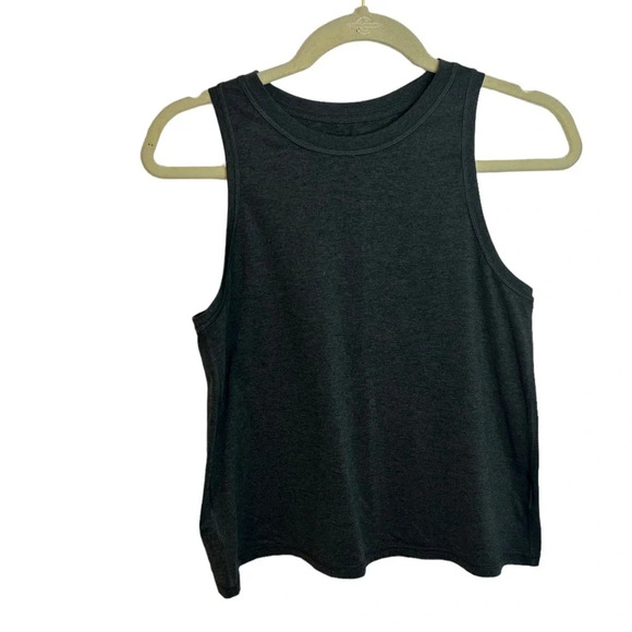 ATHLETA CHARCOAL GRAY BOXY TANK - Picture 1 of 3